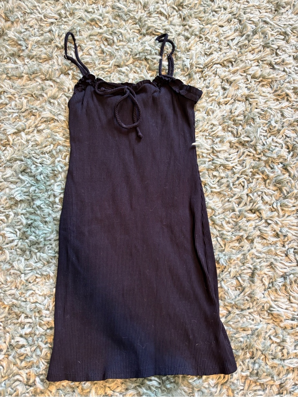 🖤UO Black Ribbed Tank Dress